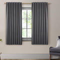 SHINELAND 60 in Blackout Curtains 2-Panel Set - Thermal Insulated