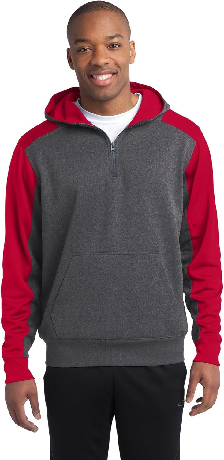 Stay Warm in Style with SPORT-TEK 1/4-Zip Hoodie