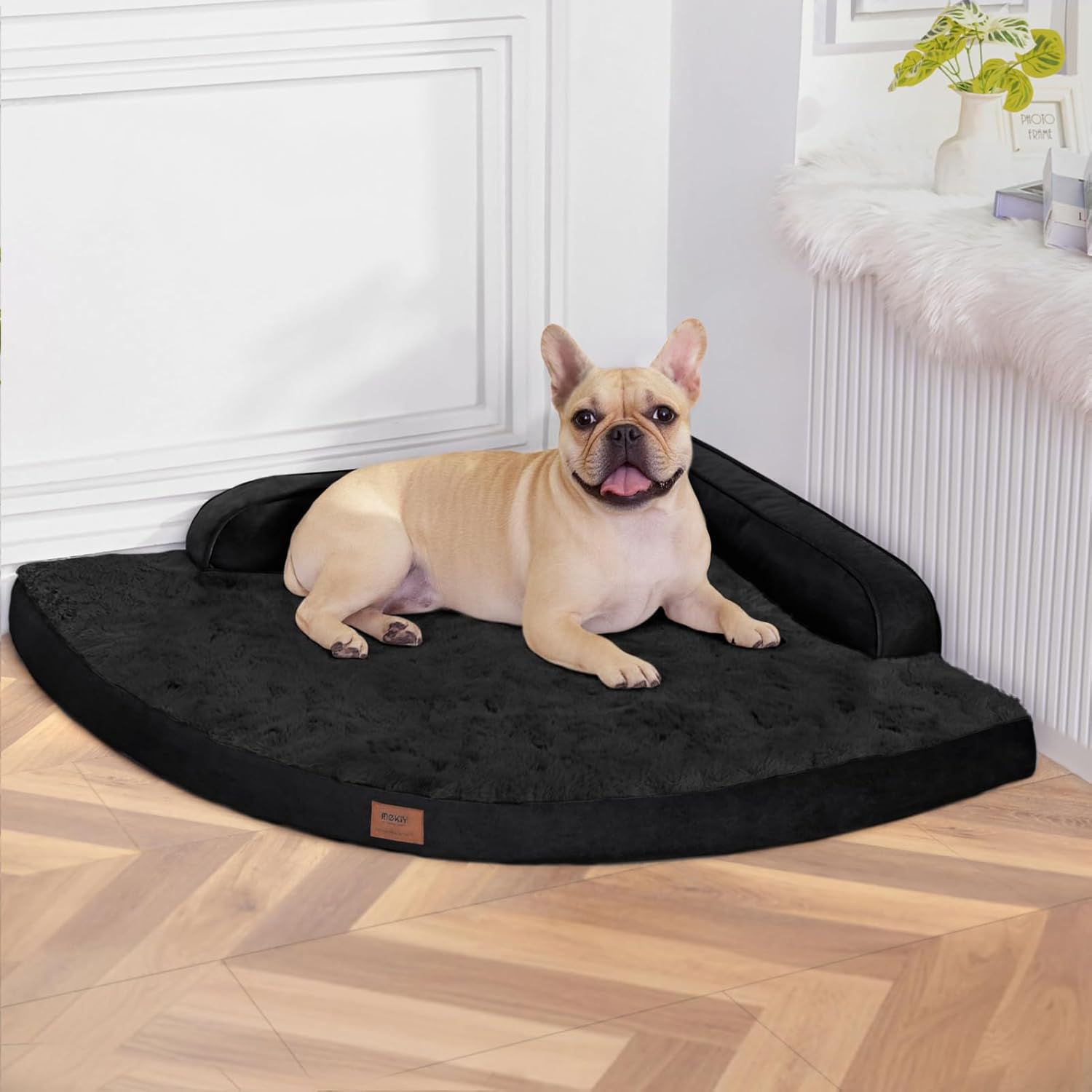 Large Orthopedic Dog Bed with Removable Washable Cover for Dogs