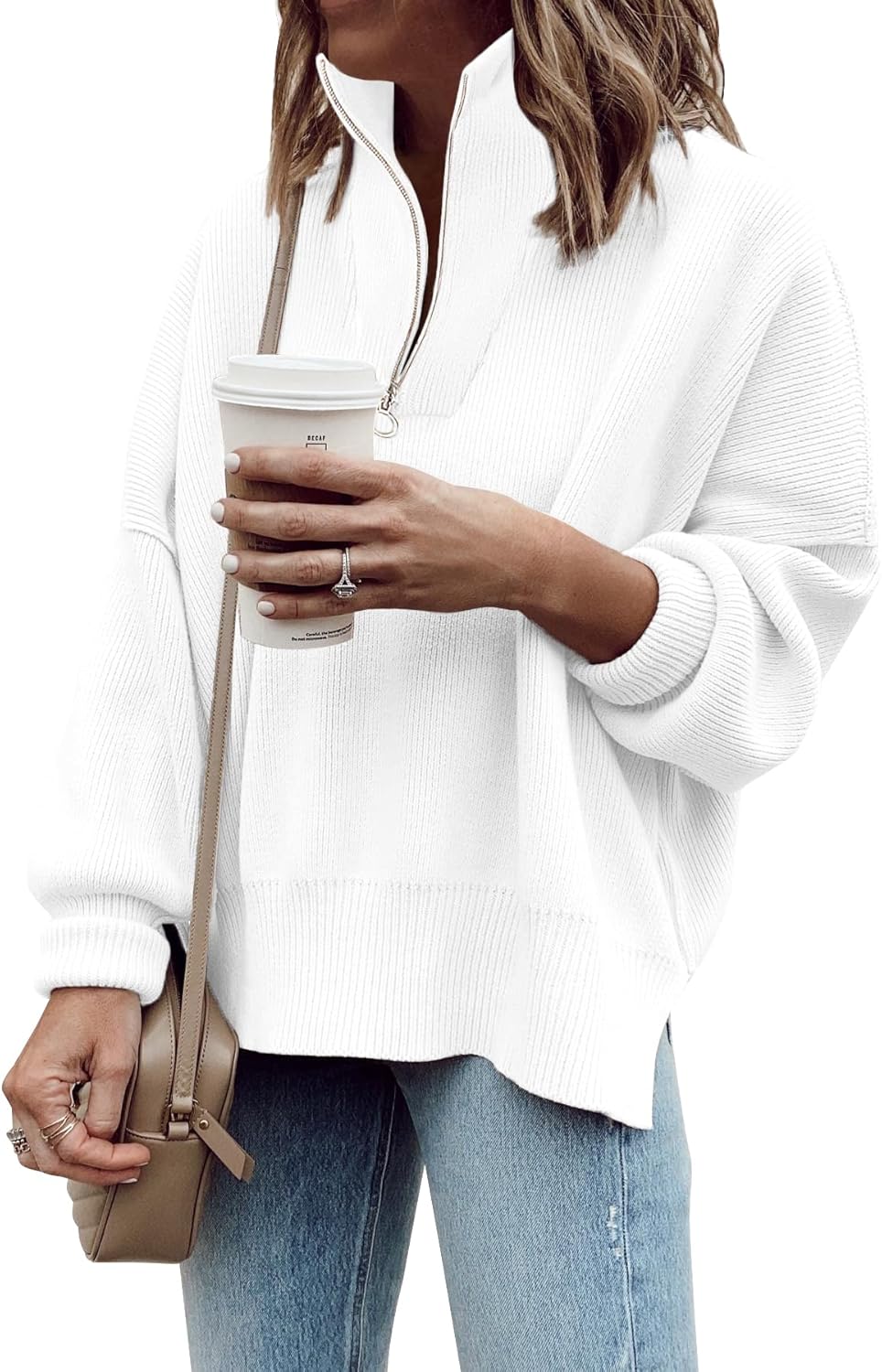 Imily Bela Womens Tunic Sweater for Chic Fall Style and Comfort
