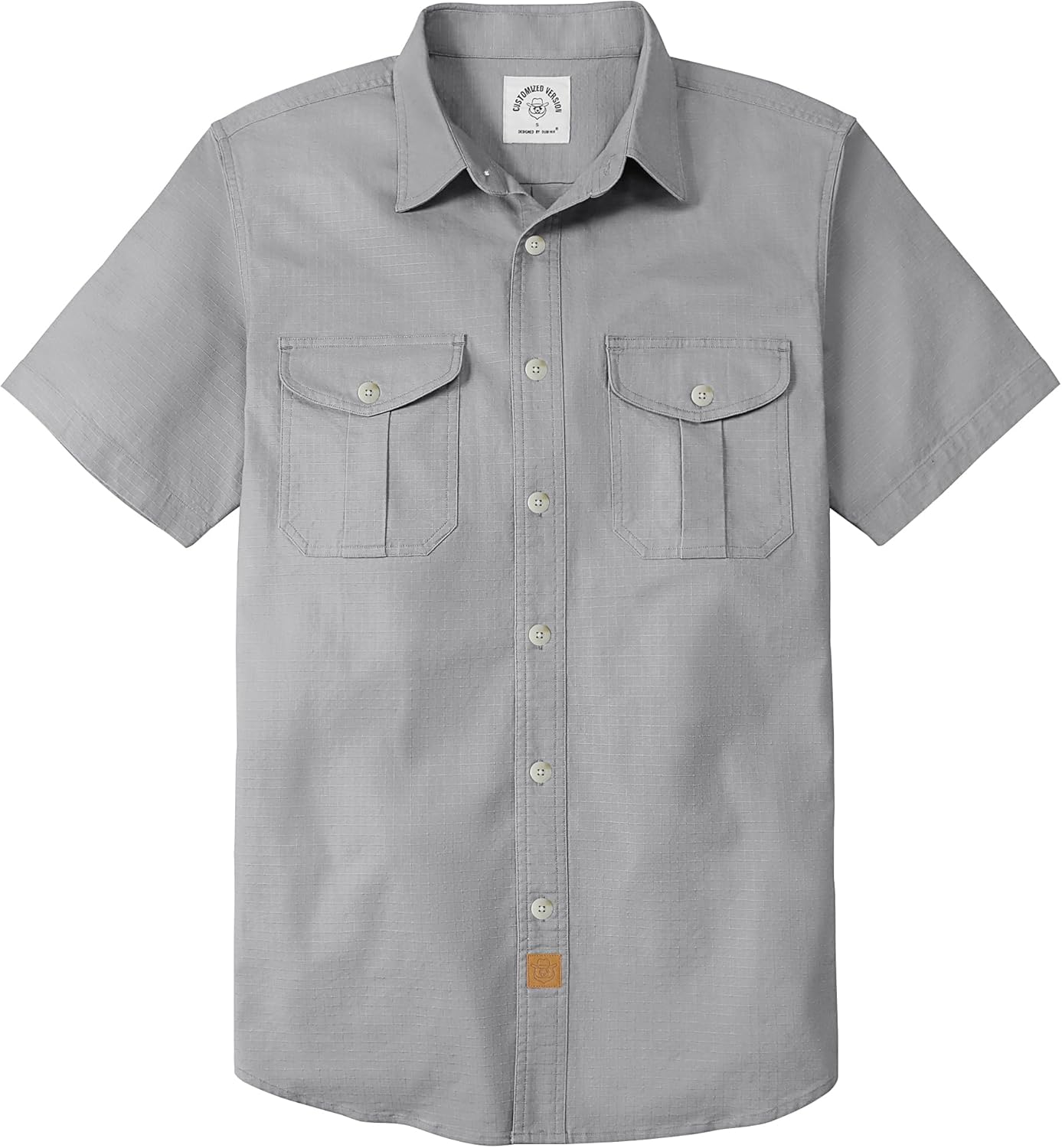 Dubinik Mens Short Sleeve Button Down Shirts for Casual Wear