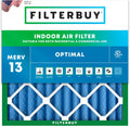 Filterbuy 14x14x2 Air Filter MERV 13 - Optimal Smoke & Allergy Defense