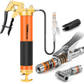 THINKWORK 8000 PSI Professional Heavy Duty Grease Gun Kit - Powerful