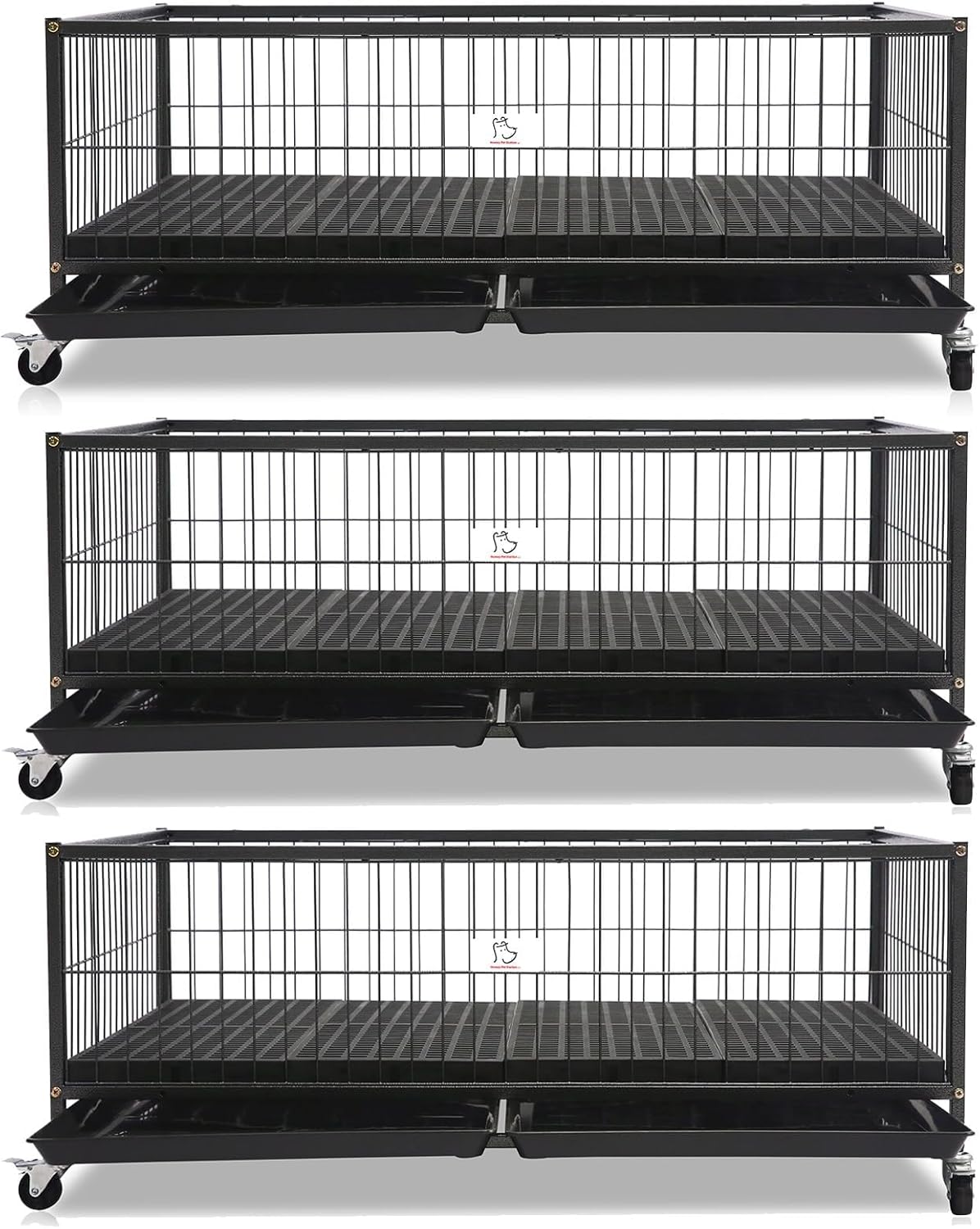 Homey Pet 43in Dog Whelping Box for Puppies - Heavy Duty Design