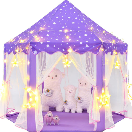 Enchanting Princess Tent with Star Lights by CUBNBUD