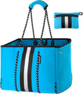 Large Neoprene Beach Tote Bag 17L - Multipurpose Foldable Carryall