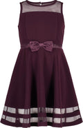 Girls' Calvin Klein Sleeveless Dress Featuring Fit and Flare Style