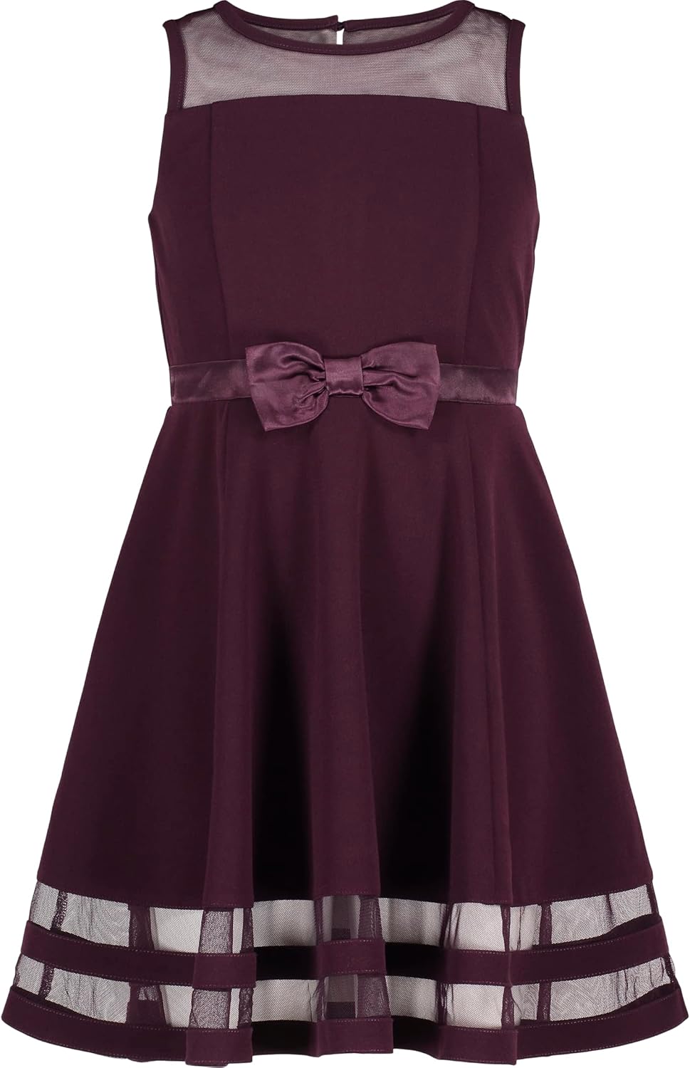 Calvin Klein Girls' Sleeveless Party Dress with Fit and Flare Style