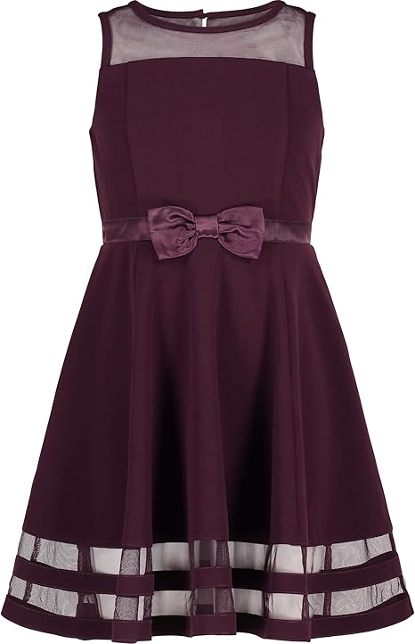 Calvin Klein Girls' Sleeveless Party Dress with Fit and Flare Style