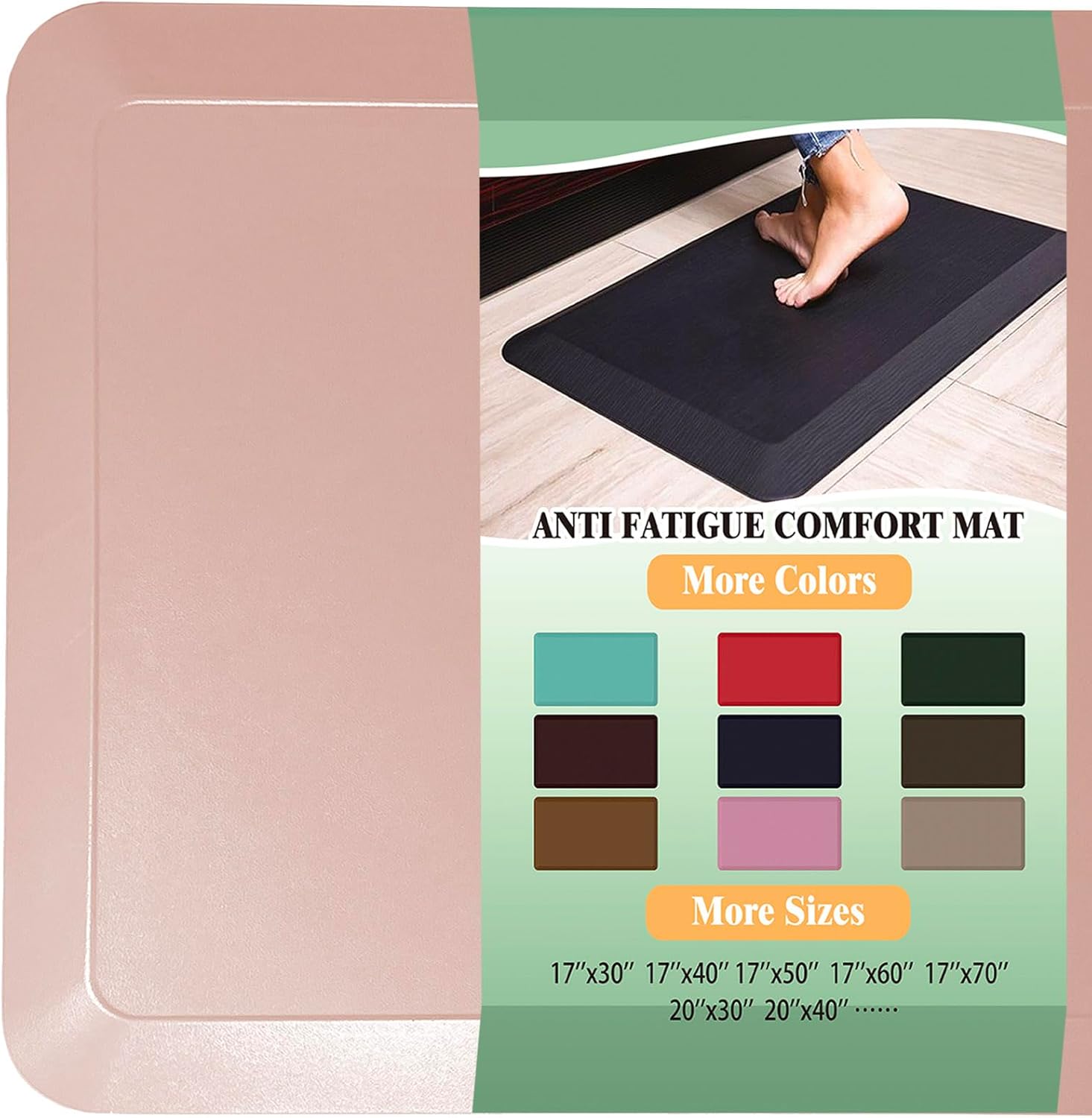 1in Extra Thick Anti Fatigue Floor Mat for Comfort and Support