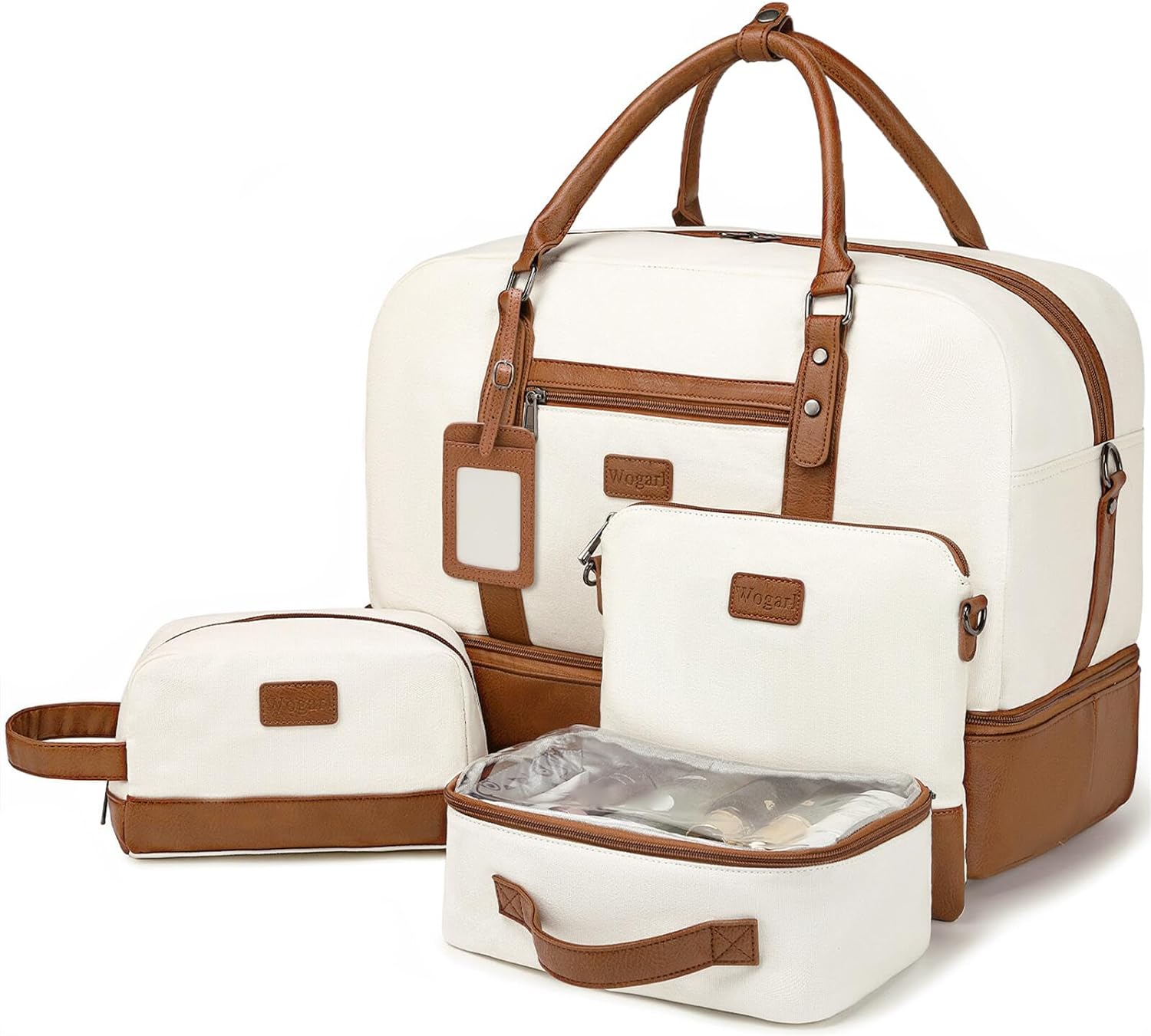 Wogarl Weekender Bags for Women Large Overnight Travel Duffel