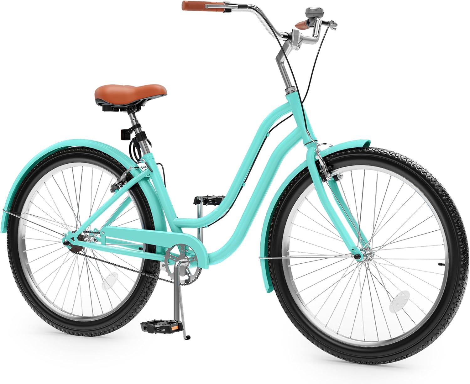 YITAHOME Beach Cruiser Bike for Adults - 7 Speed & Comfort