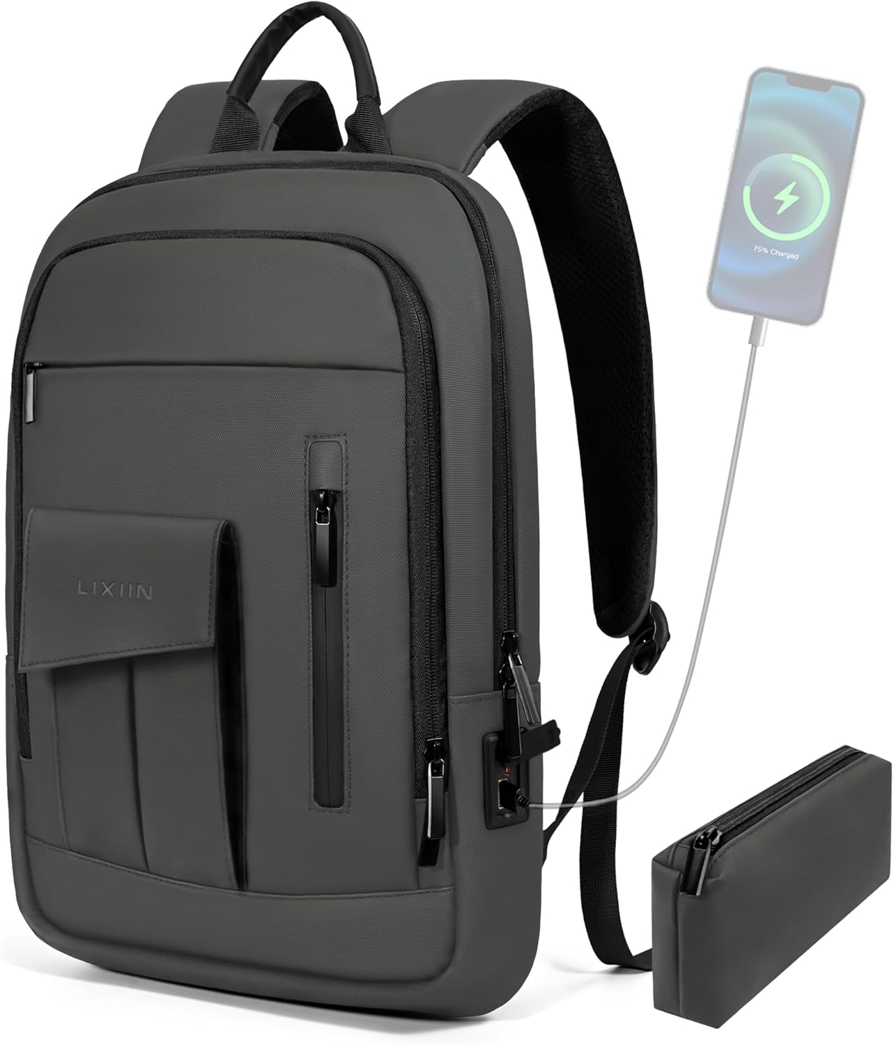 Business Backpack for Men Slim Lightweight Laptop Backpack