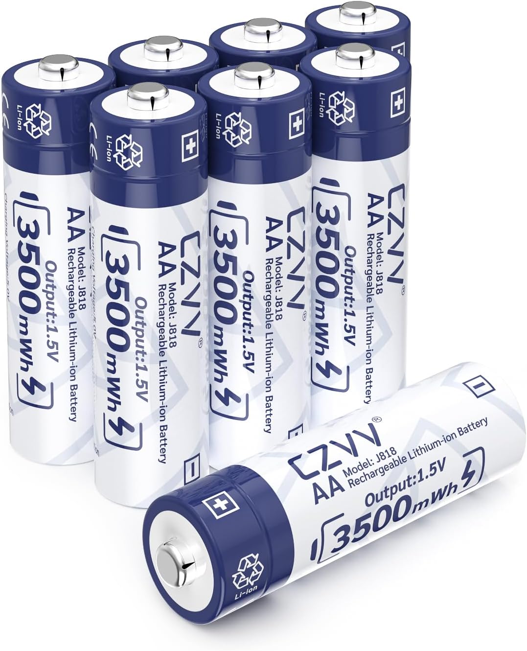 Long-Lasting Rechargeable AA Batteries - Low-Battery Reminder