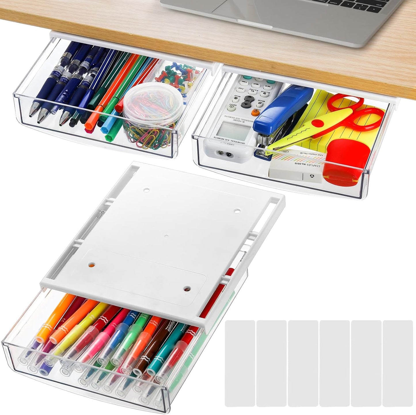SOUJOY Slide Out Drawer Trio - Organize with Ease!