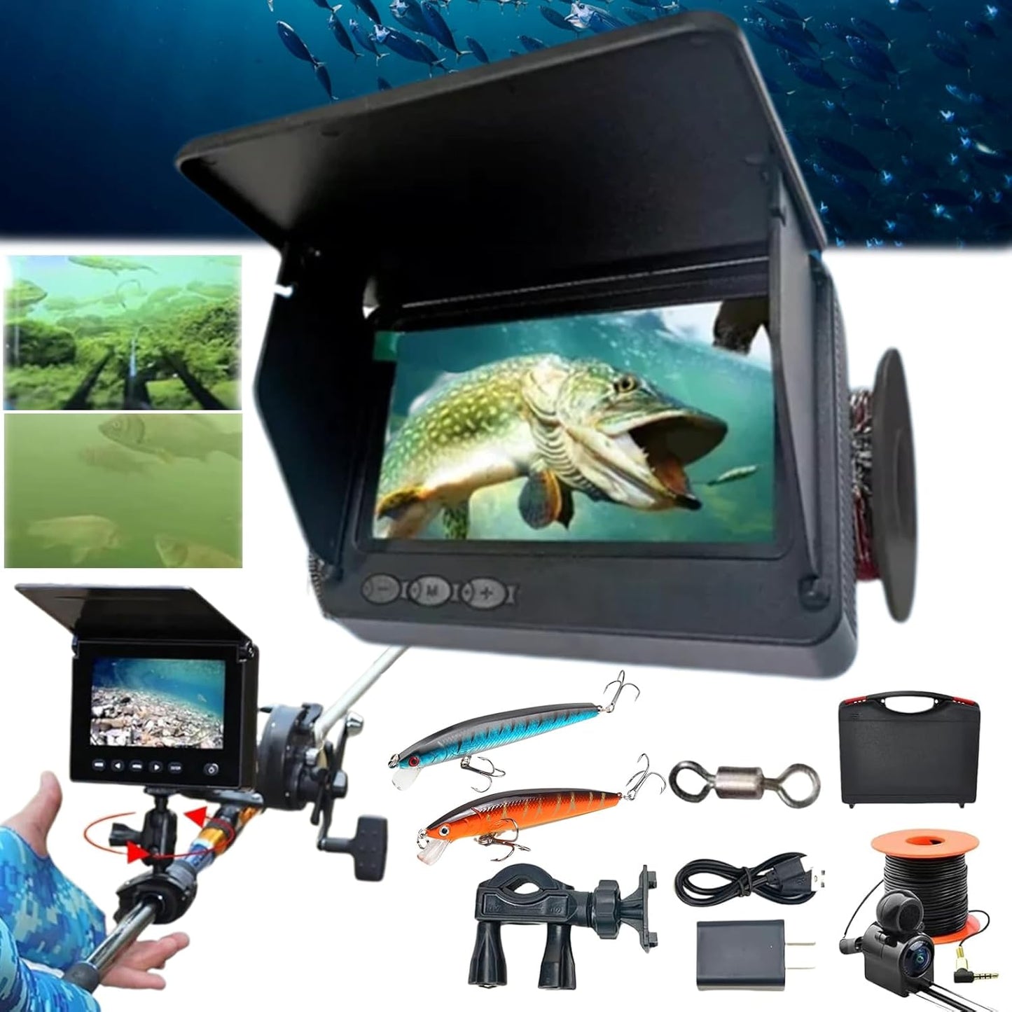 Night Vision Underwater Fishing Camera
