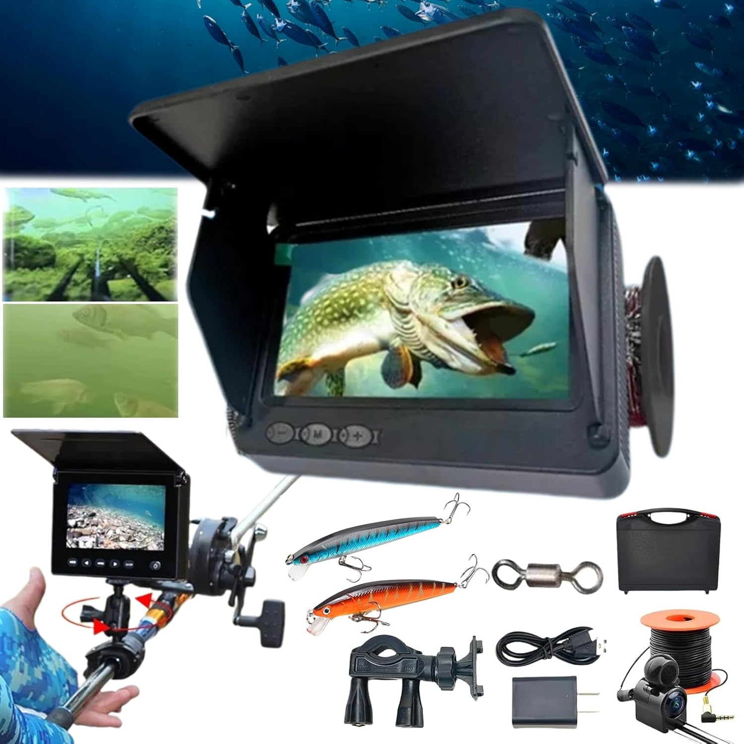 Night Vision Underwater Fishing Camera