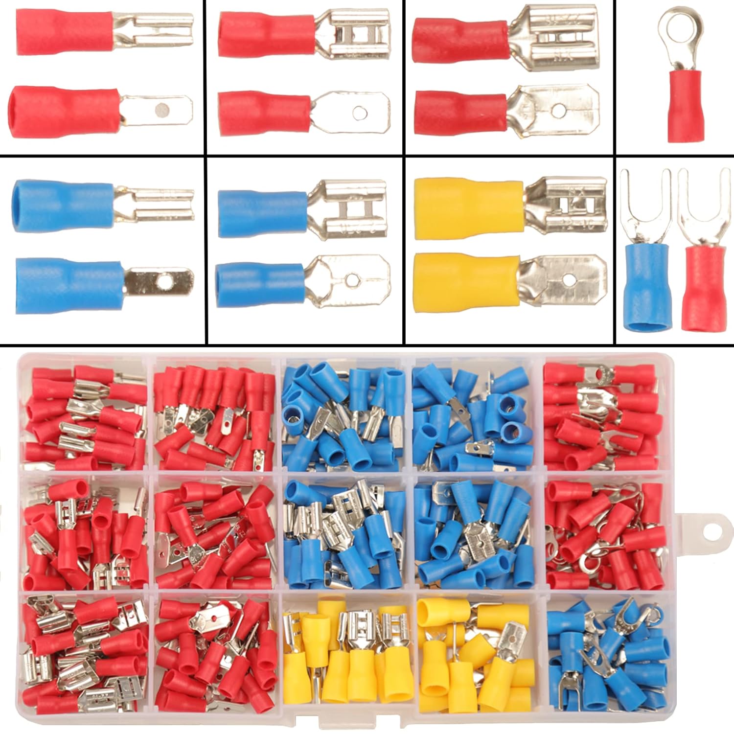 280PCS Crimp Connector Kit - Versatile Electrical Terminals by Feggizuli