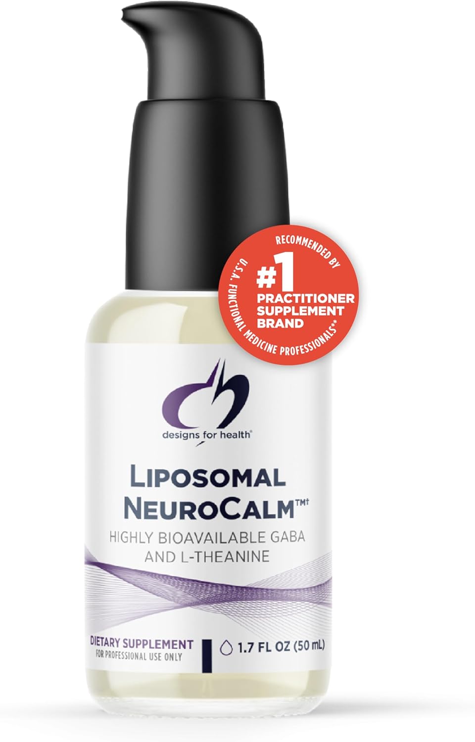 Liposomal NeuroCalm Liquid GABA + L-Theanine for Stress Relief