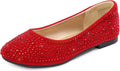 Girls Sparkly Slip-On Ballerina Flats for Wedding and Party - Dress