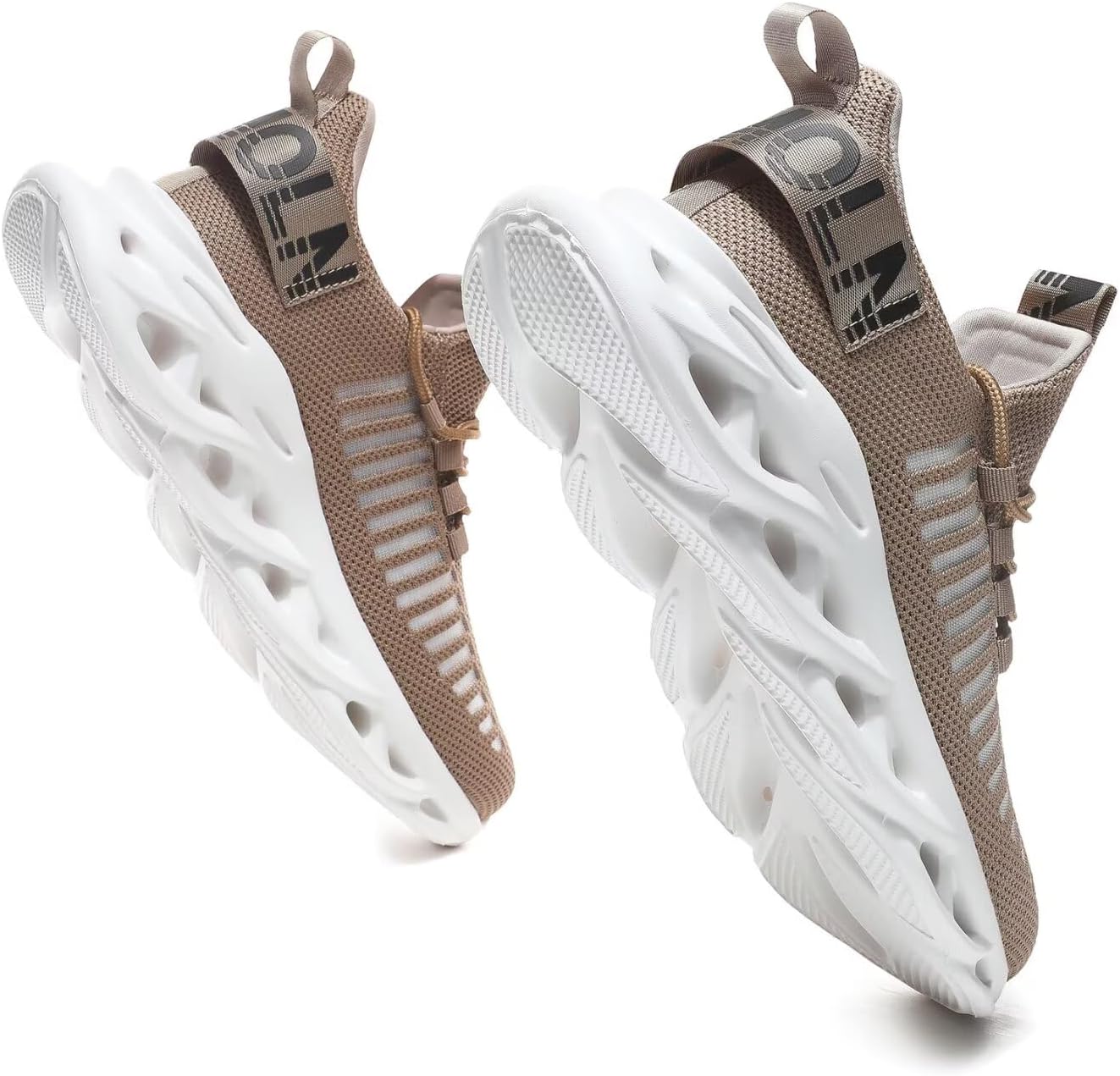 GSLMOLN Men's Slip on Breathable Walking Shoes for Comfort