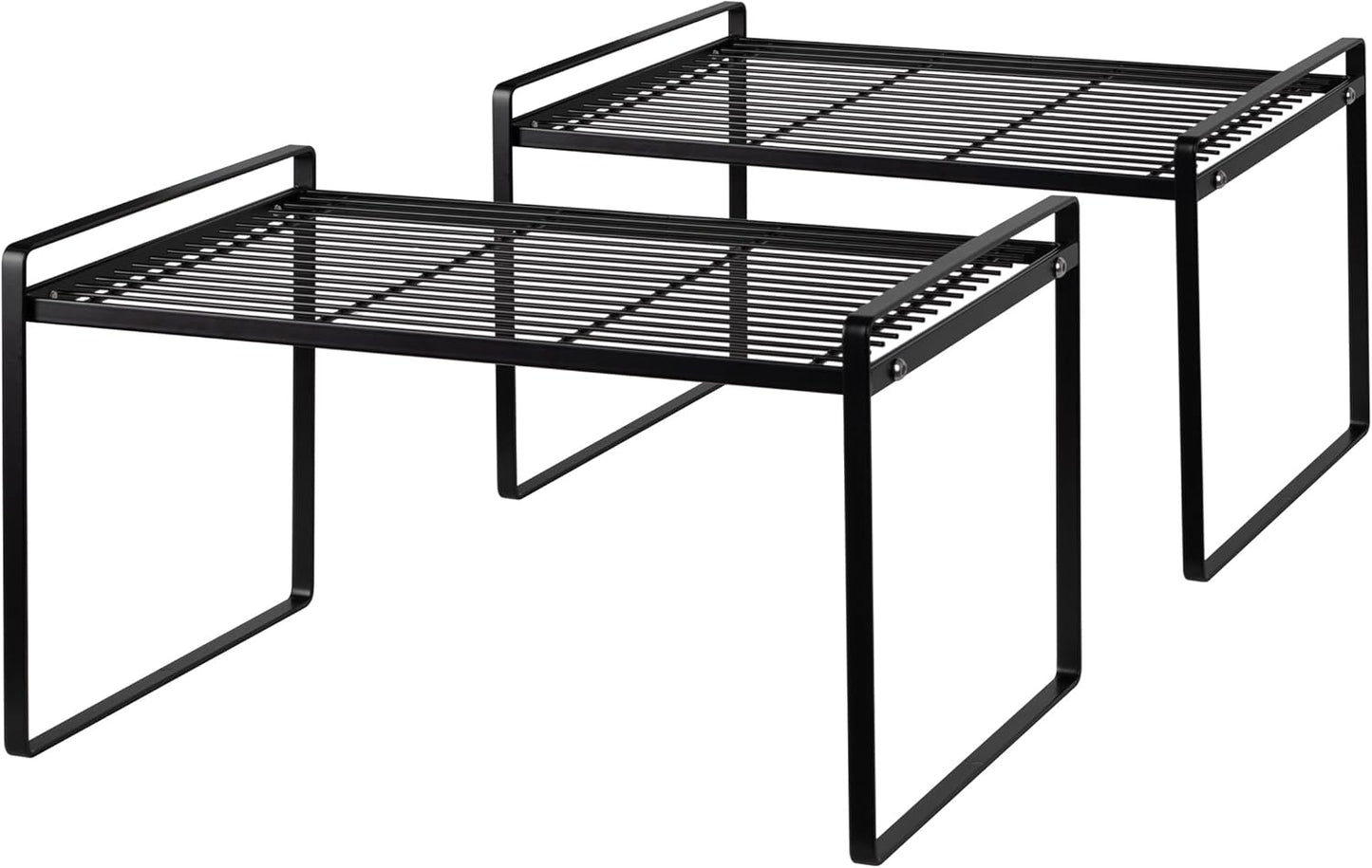 2Pack Kitchen Cabinet Shelf Organizer Rack for Space Saving