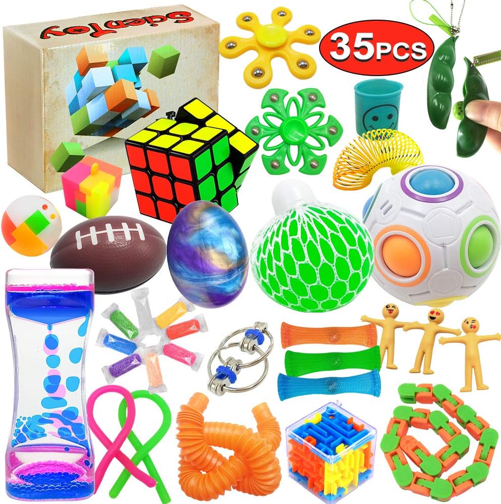 Scientoy 35-pc Fidget Toy Set for Stress Relief