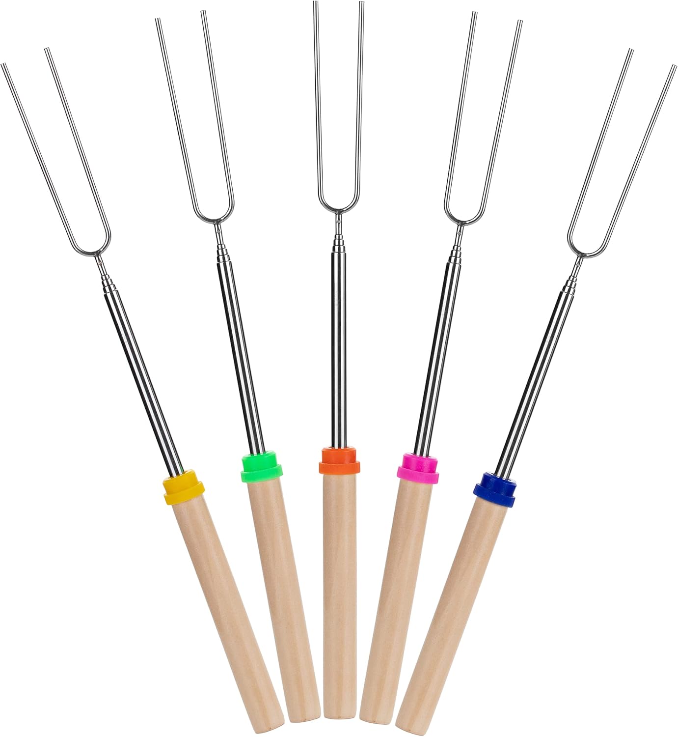 UNCO Extendable Roasting Sticks - Perfect for S'mores & More!