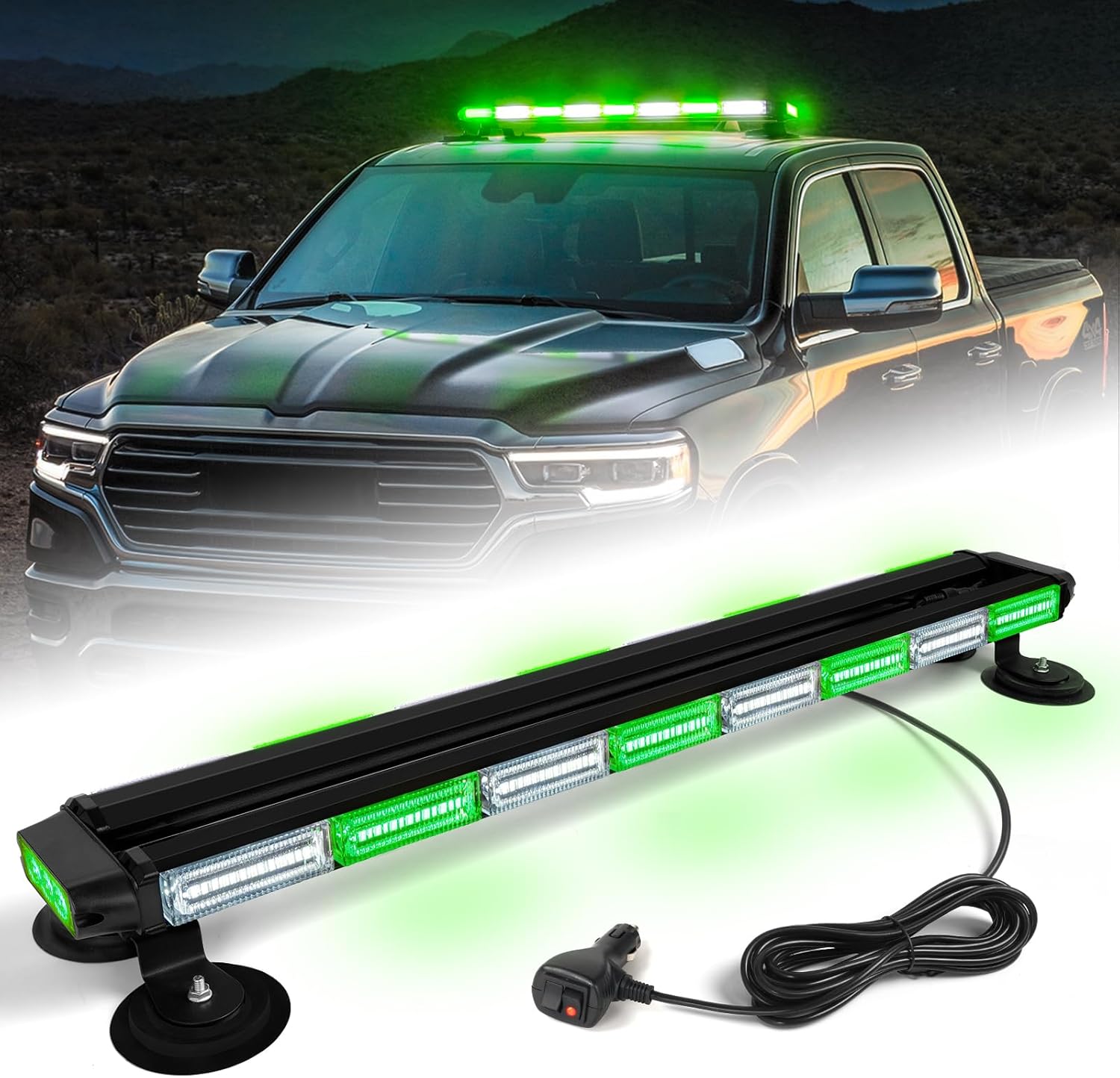 34inch LED Emergency Rooftop Strobe Lights Bar for Safety