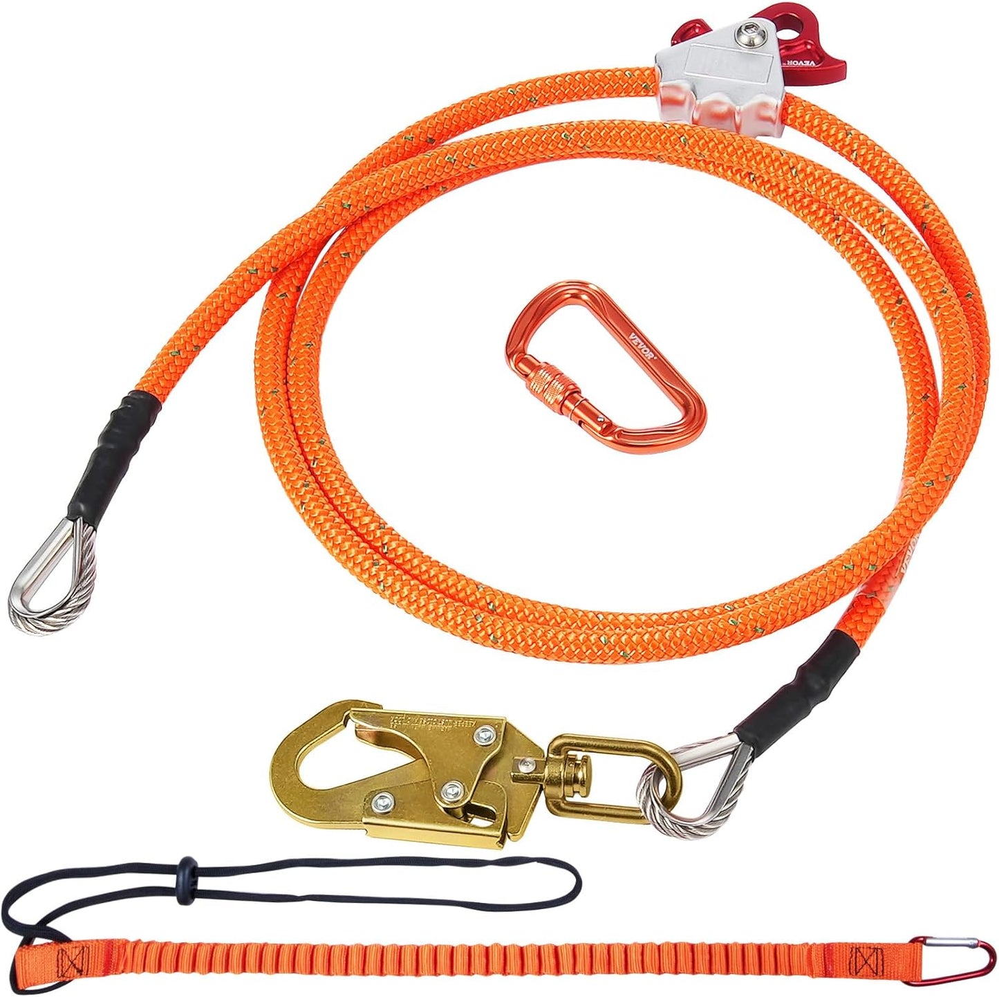 VEVOR 10ft Arborist Flipline - 30KN Breaking Tension