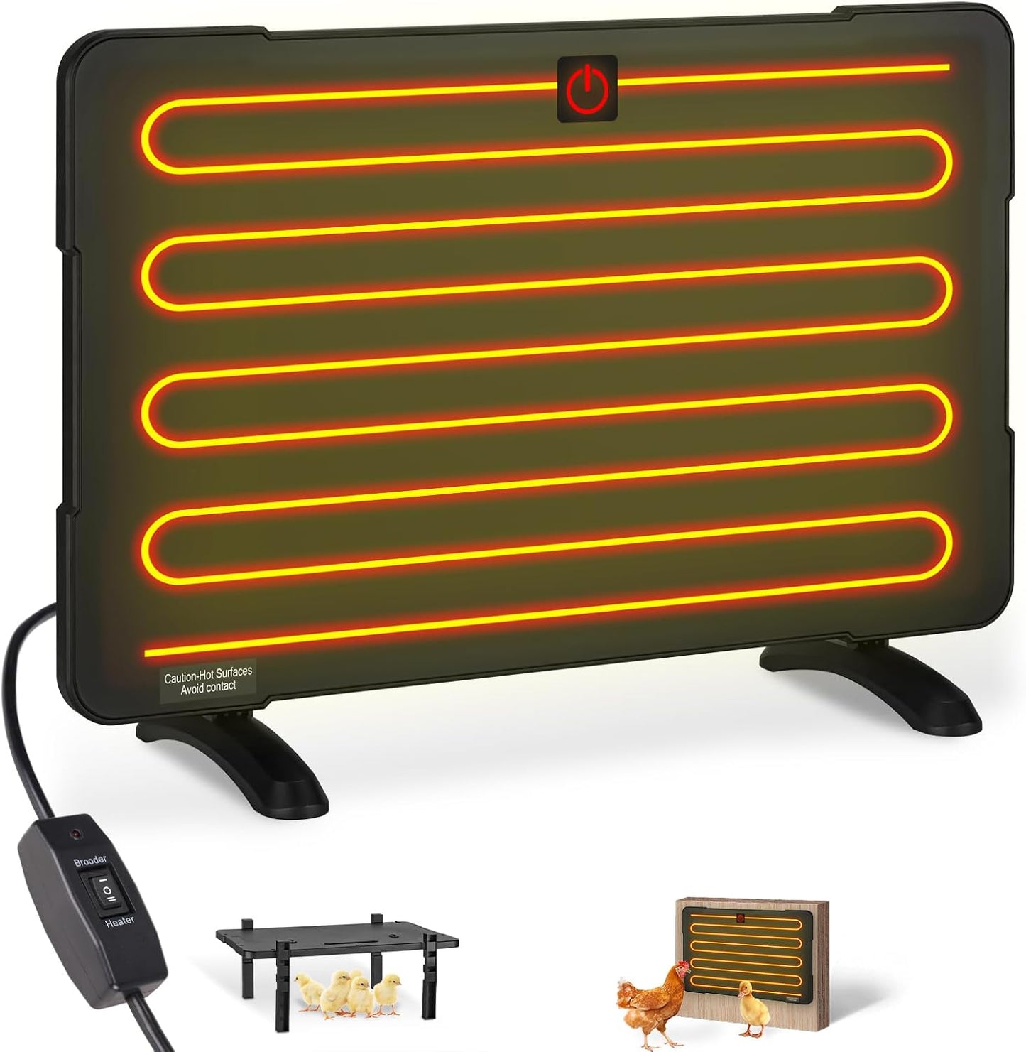 18.9in Chicken Coop Heaters for Safe and Efficient Heating