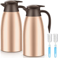 Thermal Coffee Carafe 2-Pack 68 oz Insulated Vacuum Carafe - Keeps