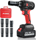 AOBEN 21V Cordless Impact Wrench - 400 N.m Torque, Compact Power