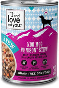 Moo Moo Venison Stew Wet Dog Food - Grain Free and Filler Free