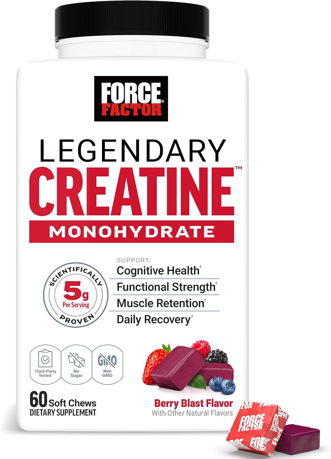 Legendary Creatine Chews for Muscle, Strength, and Recovery