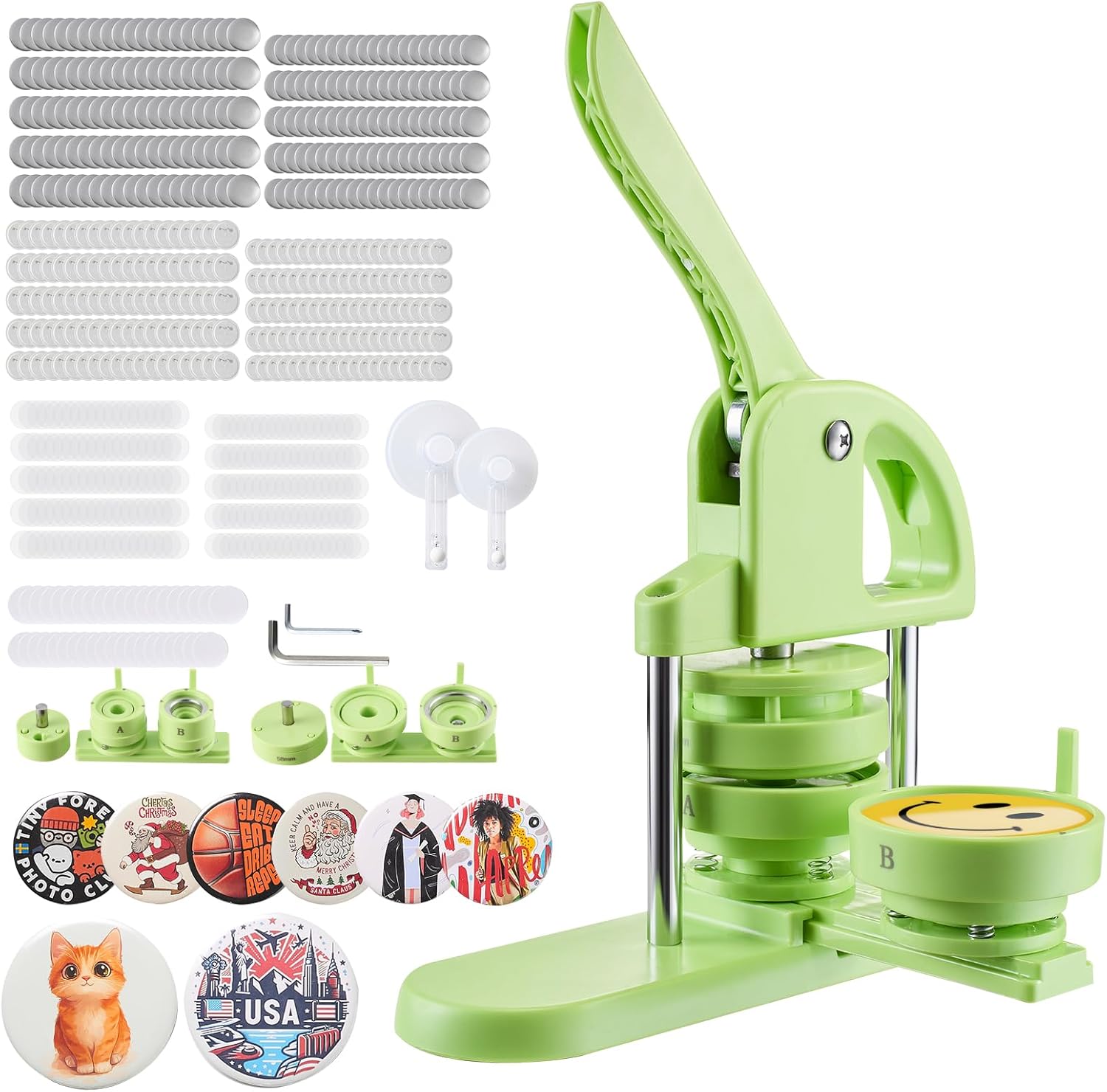 VEVOR Button Maker Machine for DIY Badges and Personalized Pins