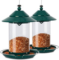 Metal Bird Feeder for Outdoors with 360-Degree Feeding Design