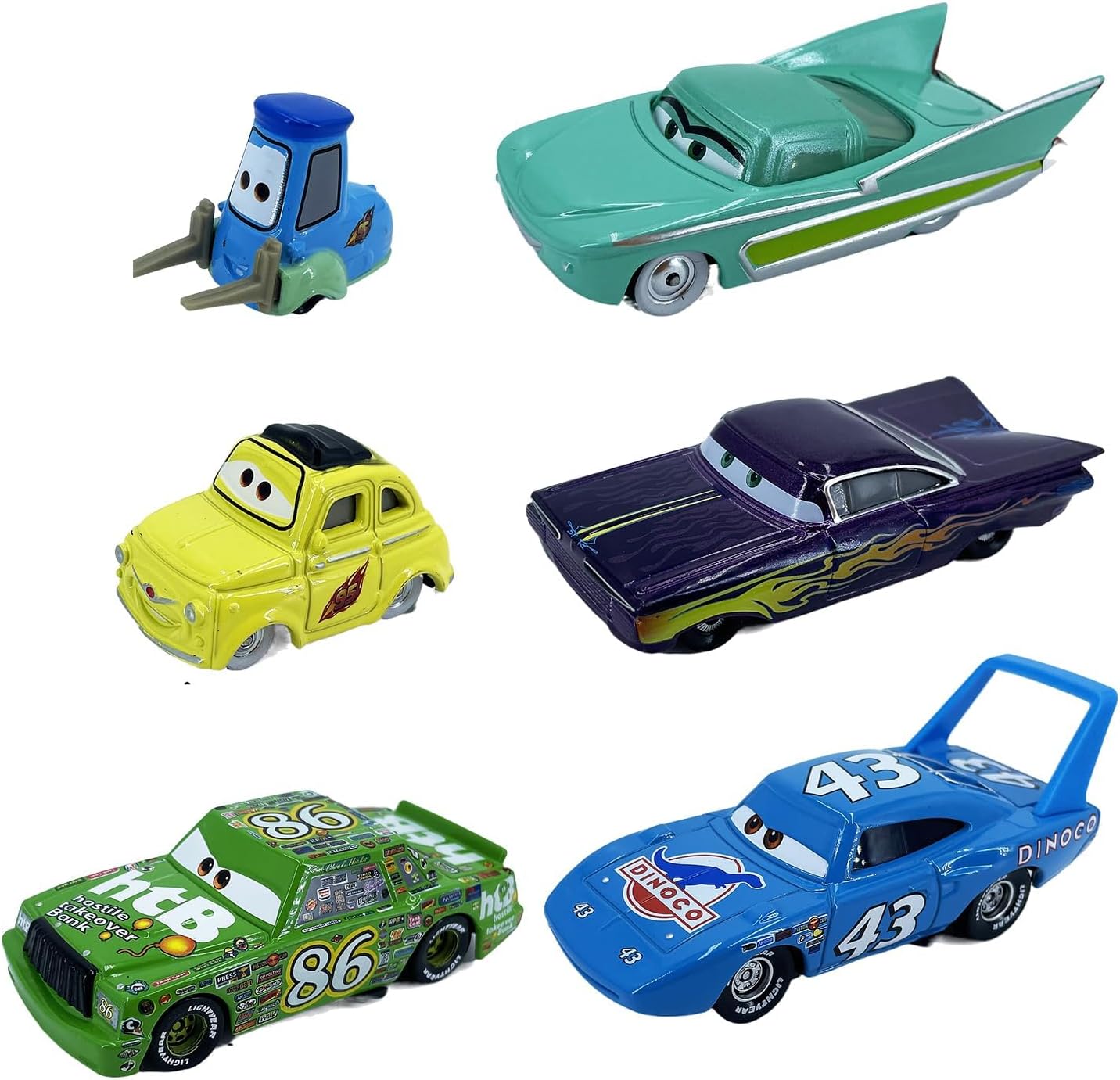 6 Pack Diecast Alloy Toys Combo for Kids - Perfect Gift Set