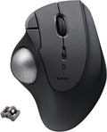 Ergonomic Comfort Design Trackball IST Bluetooth 5.3 - Smooth Thumb