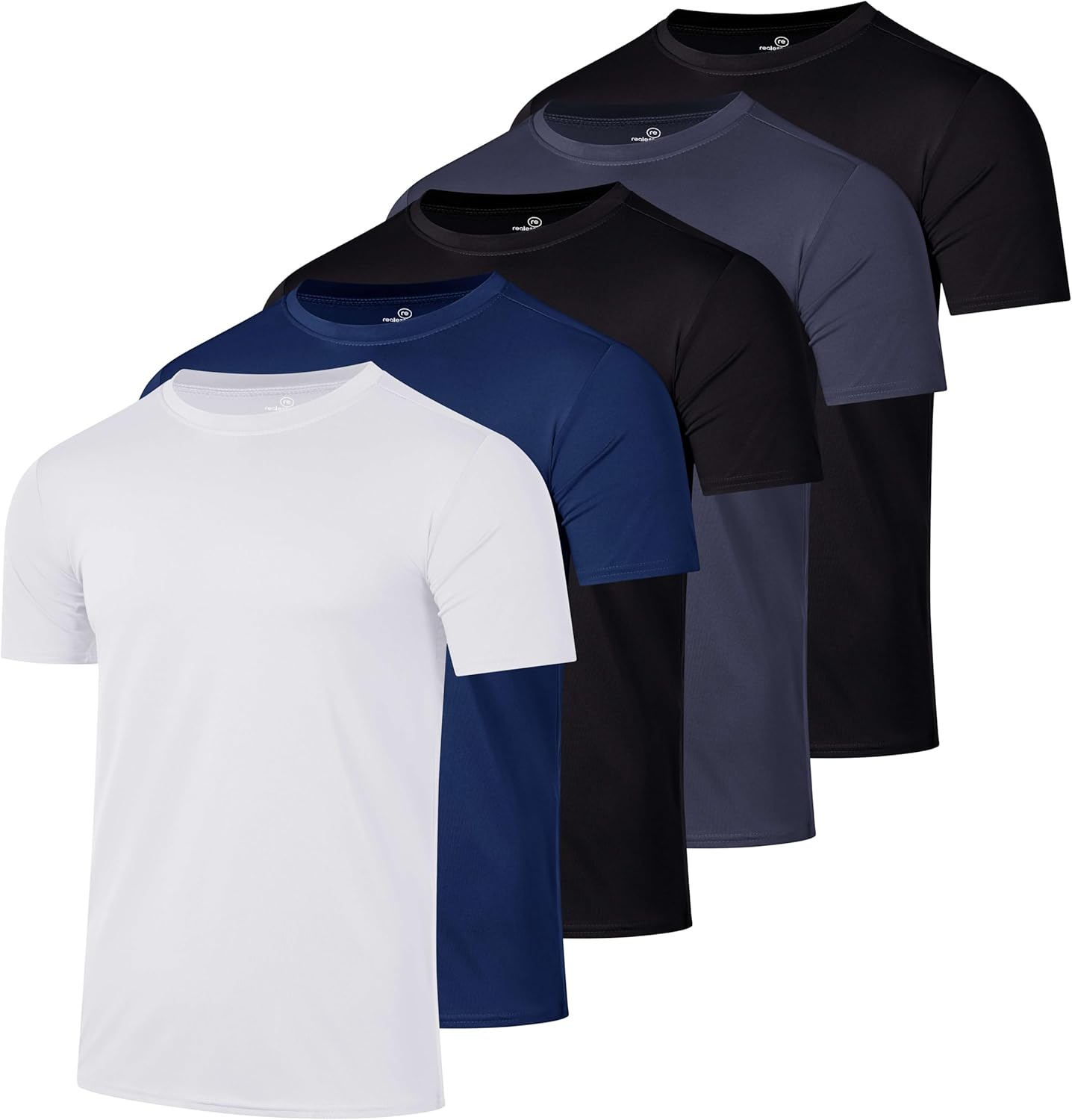 Mens Short Sleeve Dry Fit T-Shirts for Gym and Casual Wear
