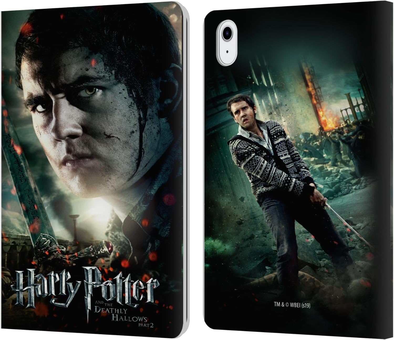 Harry Potter Neville Longbottom Leather Wallet Case for iPad Air