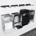 Folding Chair Storage Rack Wall Mount - Heavy Duty 4 Pack