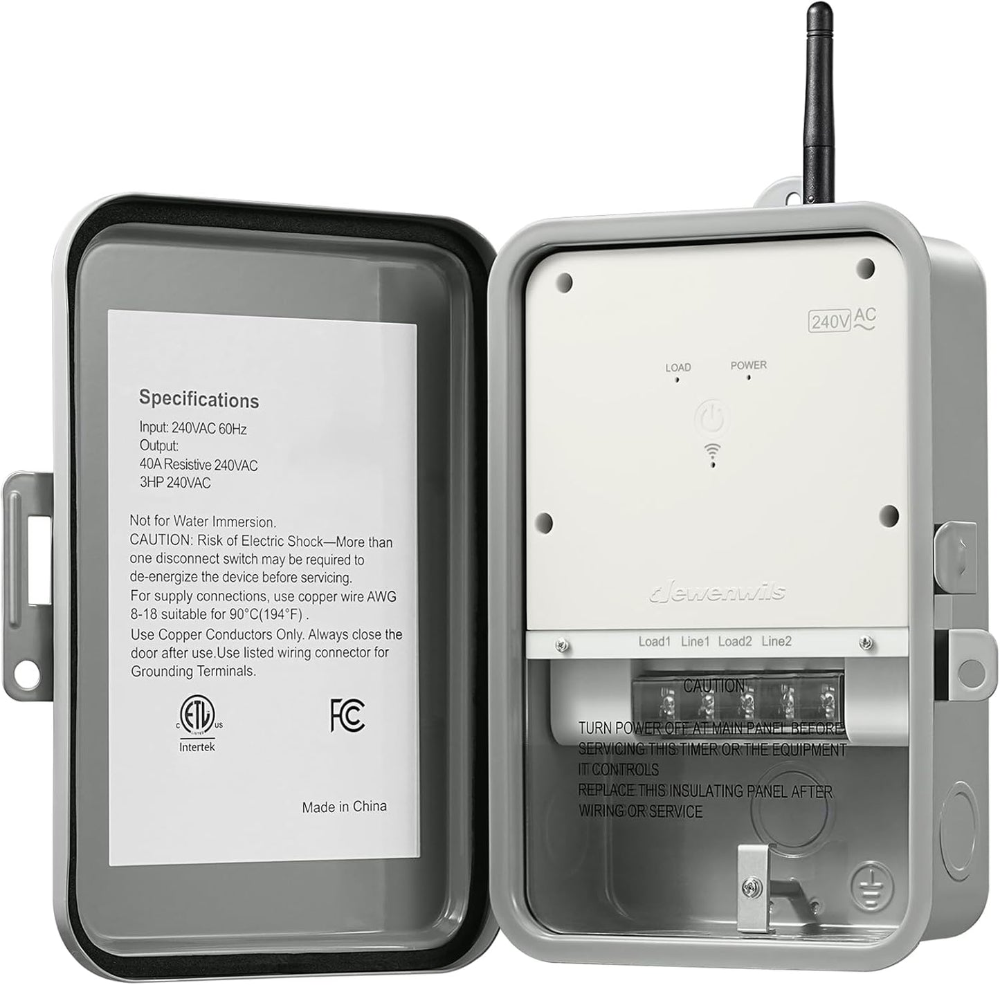 DEWENWILS Pool Pump Timer - Smart WiFi Controller for Outdoors