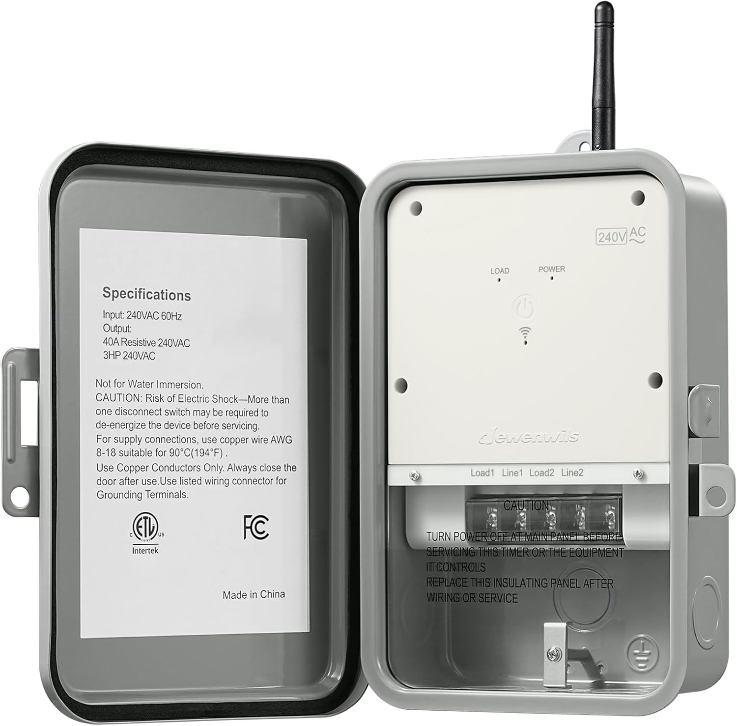 DEWENWILS Pool Pump Timer - Smart WiFi Controller for Outdoors