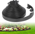 2-Inch x 50 FT Landscape Edging Border with 75 Spikes - Flexible