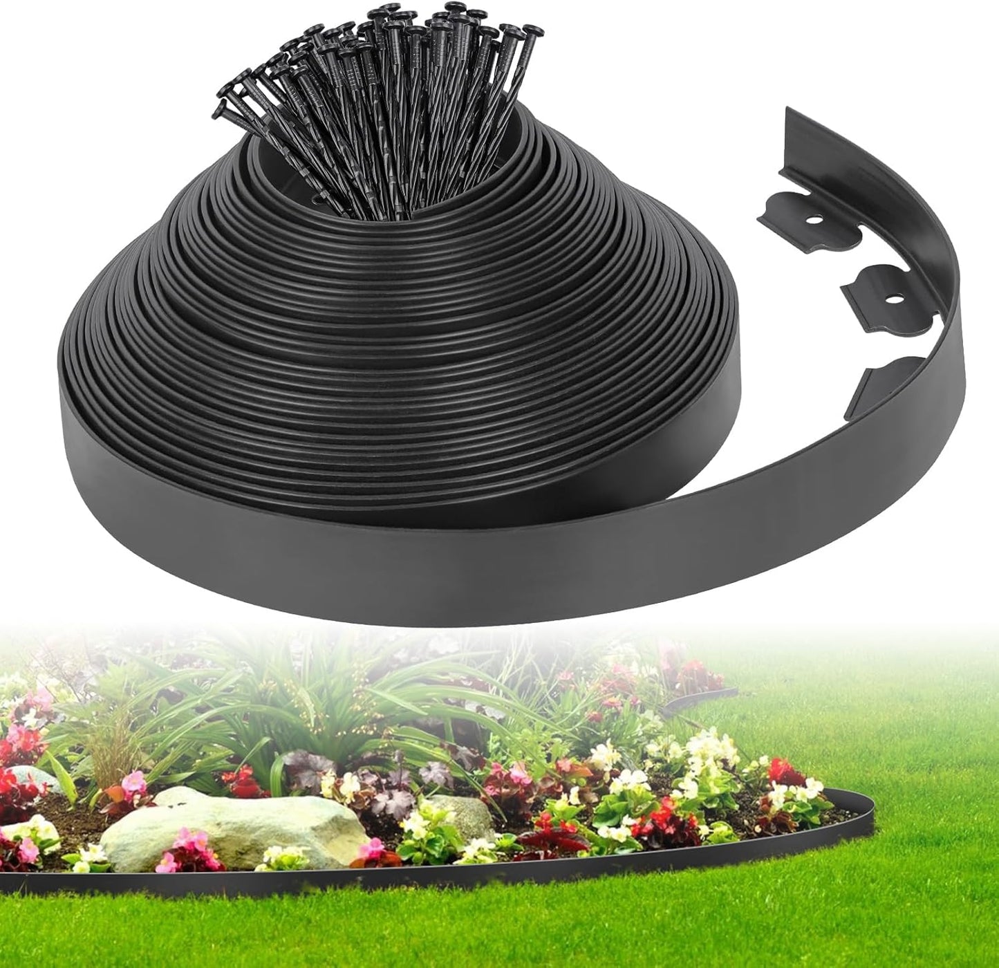 2-Inch x 50 FT Landscape Edging Border for Garden and Lawn