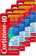 Cortizone-10 Maximum Strength Soothing Aloe Itch Relief Cream - 4 Pack