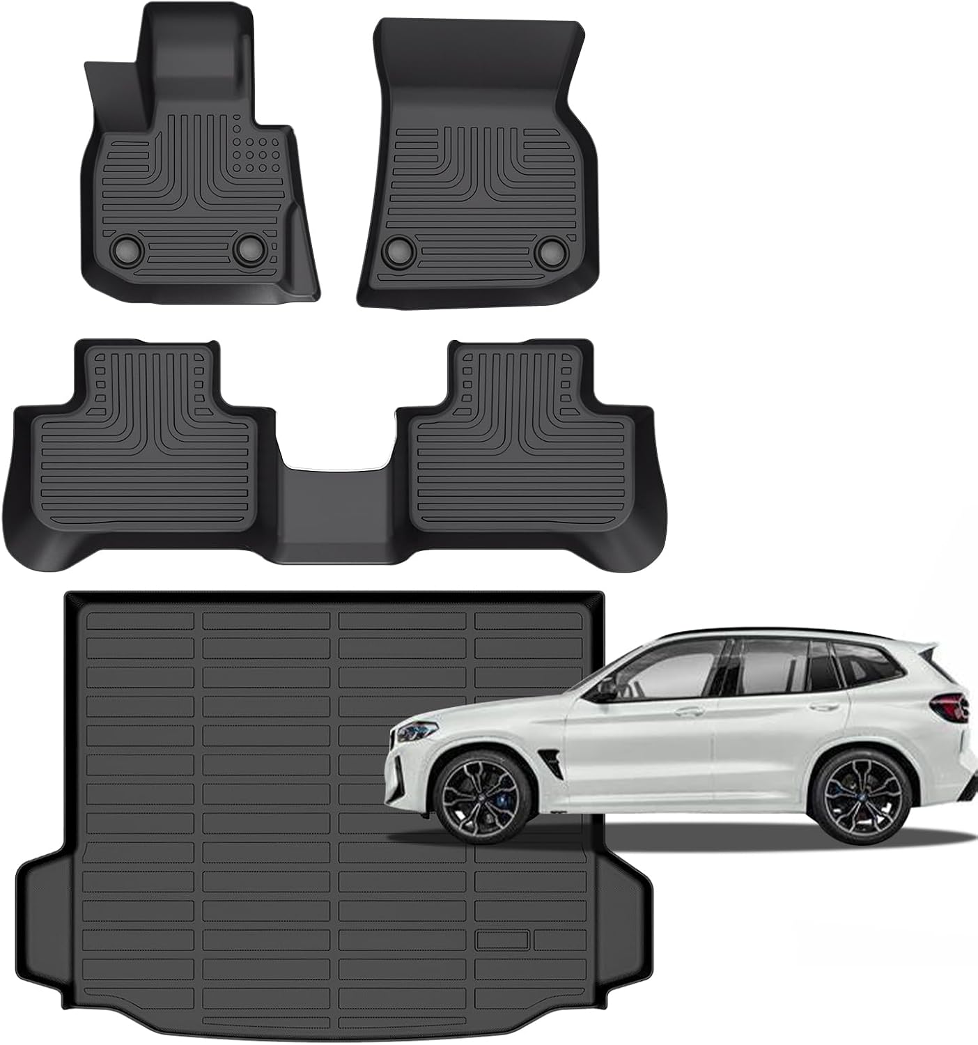 Custom Fit BMW X3 Floor Mats for All Weather Protection 2018-2024