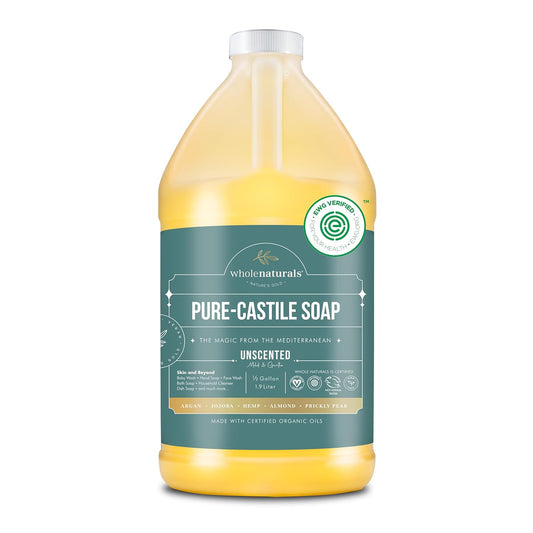 Certified Palm Oil Free Castile Soap - 64 oz