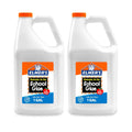 Elmer's White Liquid School Glue 1 Gallon 2 Count - Great for Slime
